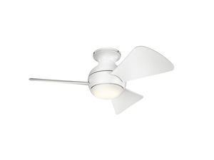 34" Sola LED ceiling fan (4 color options)