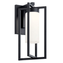 Load image into Gallery viewer, Drega LED 14 inch Black Outdoor Wall Mount, Small