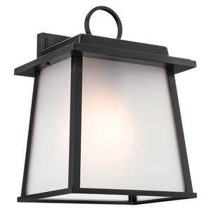 Noward 1 Light 12.25 inch Black Outdoor Wall Sconce, Large