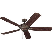 Load image into Gallery viewer, Cyclone 60&quot; Outdoor Ceiling Fan Wet Rated (3 color options)