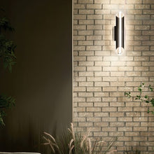Load image into Gallery viewer, Astalis LED 20.75 inch Textured Black Outdoor Wall Sconce, Large