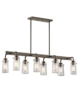 Classic Pewter Braelyn 8 Light 42" Wide Chandelier (Also available Olde Bronze)
