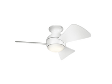 Load image into Gallery viewer, 34&quot; Sola LED ceiling fan (4 color options)